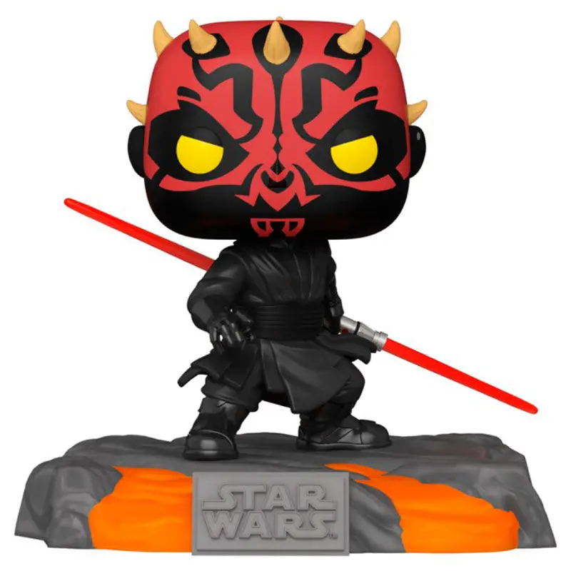 Star Wars POP! Deluxe Vinyl Figure Red Saber Series Volume 1: Darth Maul(GW) 9 cm product photo