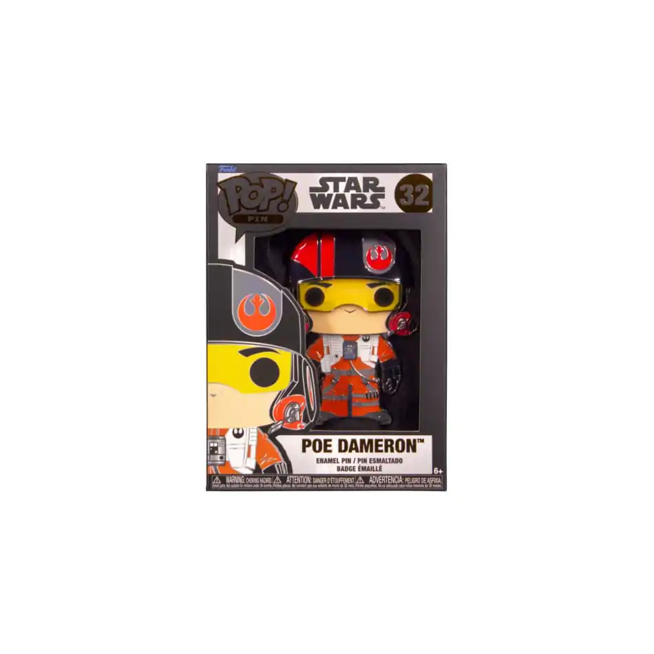 Star Wars POP! Enamel Pin Poe Dameron 10 cm product photo