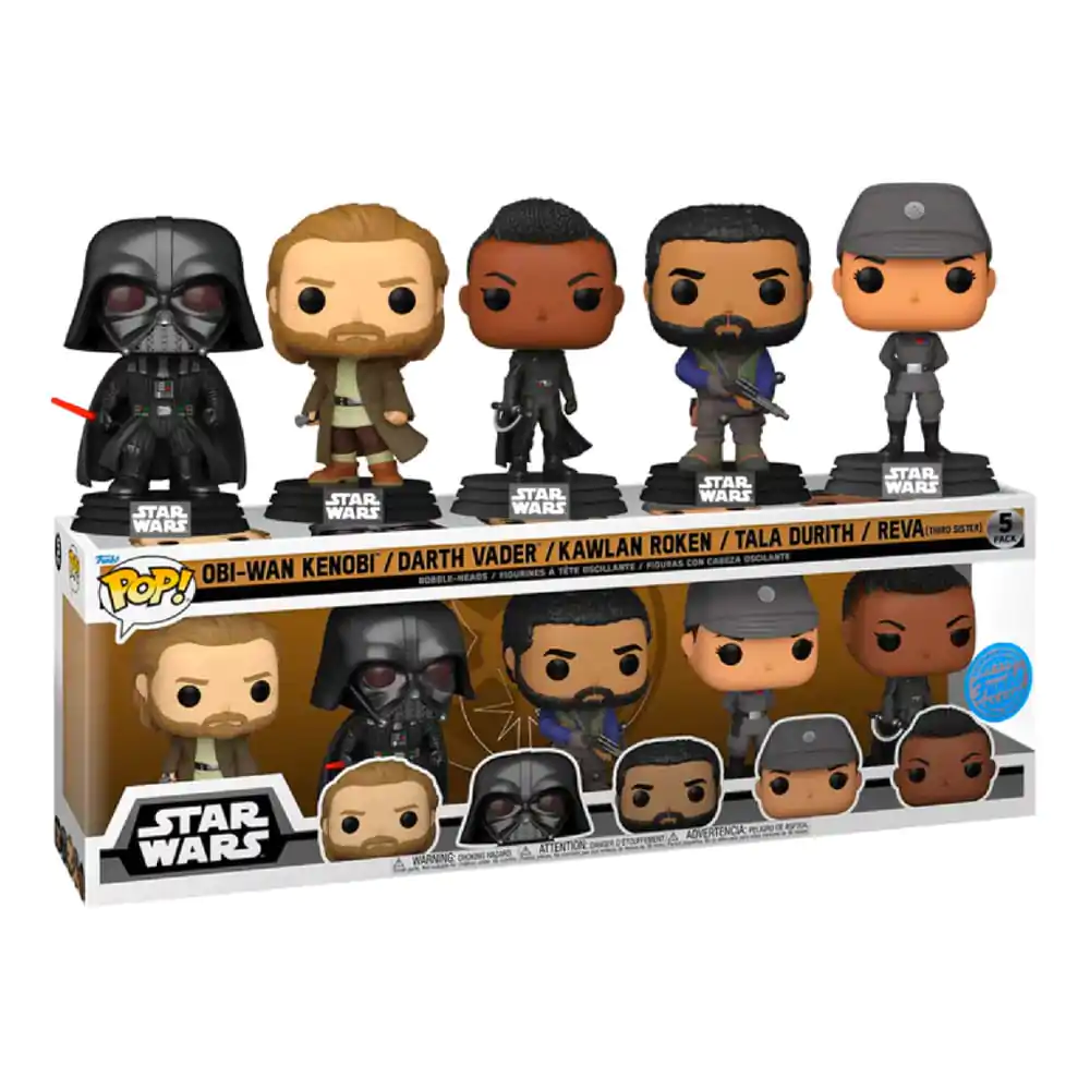 Star Wars POP! Movie Vinyl Figure 5-Pack Obi-Wan Kenobi 9 cm product photo