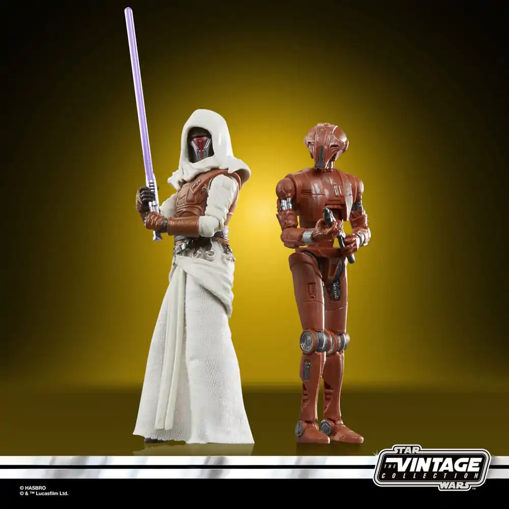 Star Wars: Galaxy of Heroes Vintage Collection Action Figure 2-Pack Jedi Knight Revan &amp; HK-47 10 cm product photo