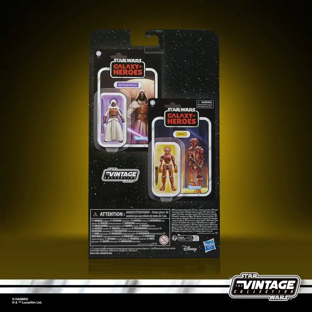 Star Wars: Galaxy of Heroes Vintage Collection Action Figure 2-Pack Jedi Knight Revan &amp; HK-47 10 cm product photo