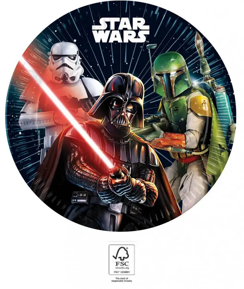 Star Wars Galaxy paper plate 8 pieces 23 cm termékfotó