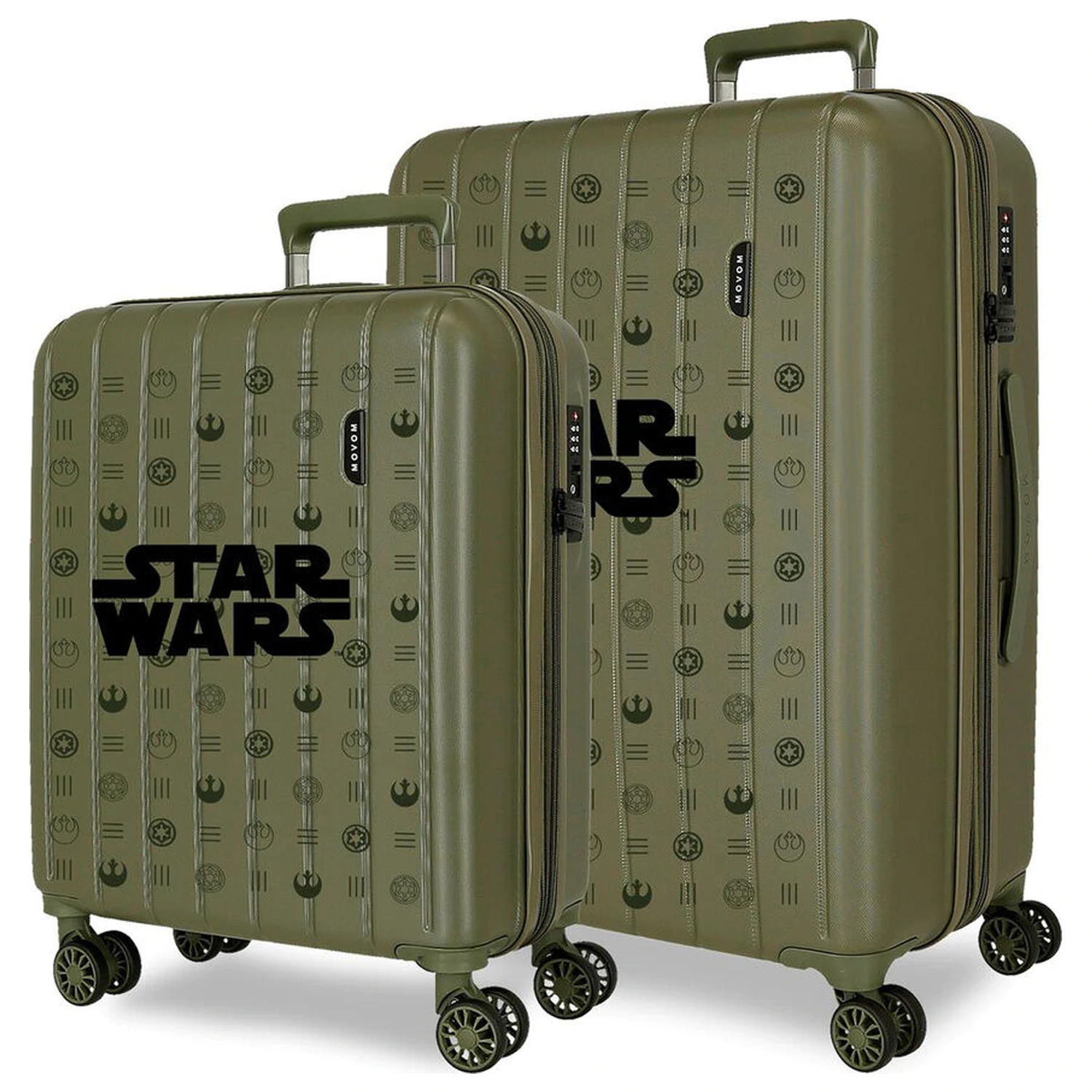 Star Wars Green ABS trolley suitcase set 55/65cm product photo