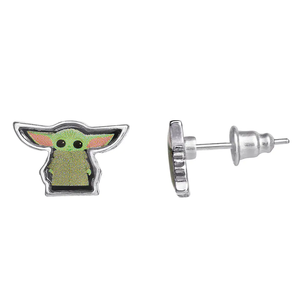 Star Wars Grogu Set necklace and earrings product photo