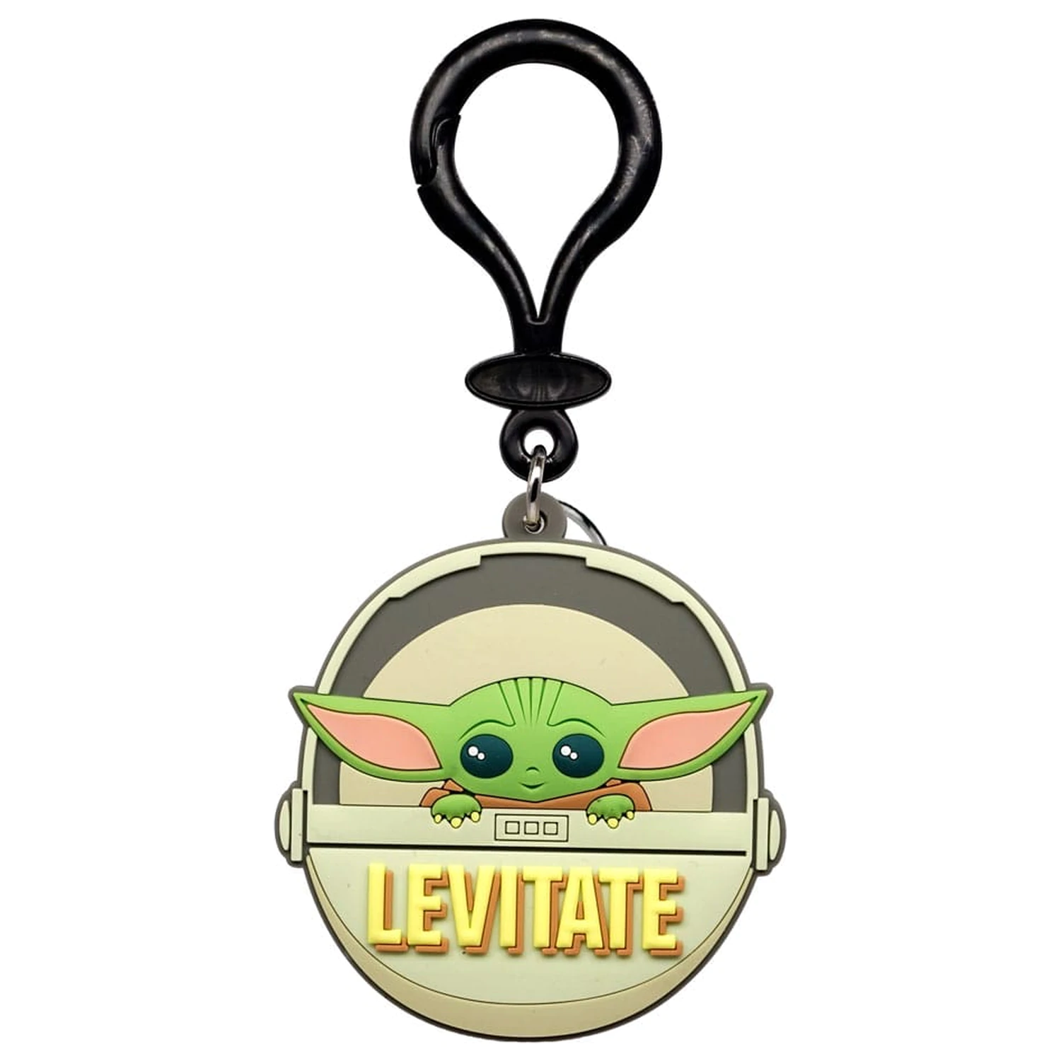 Star Wars Soft Touch PVC Bag Clip Grogu Levitate product photo