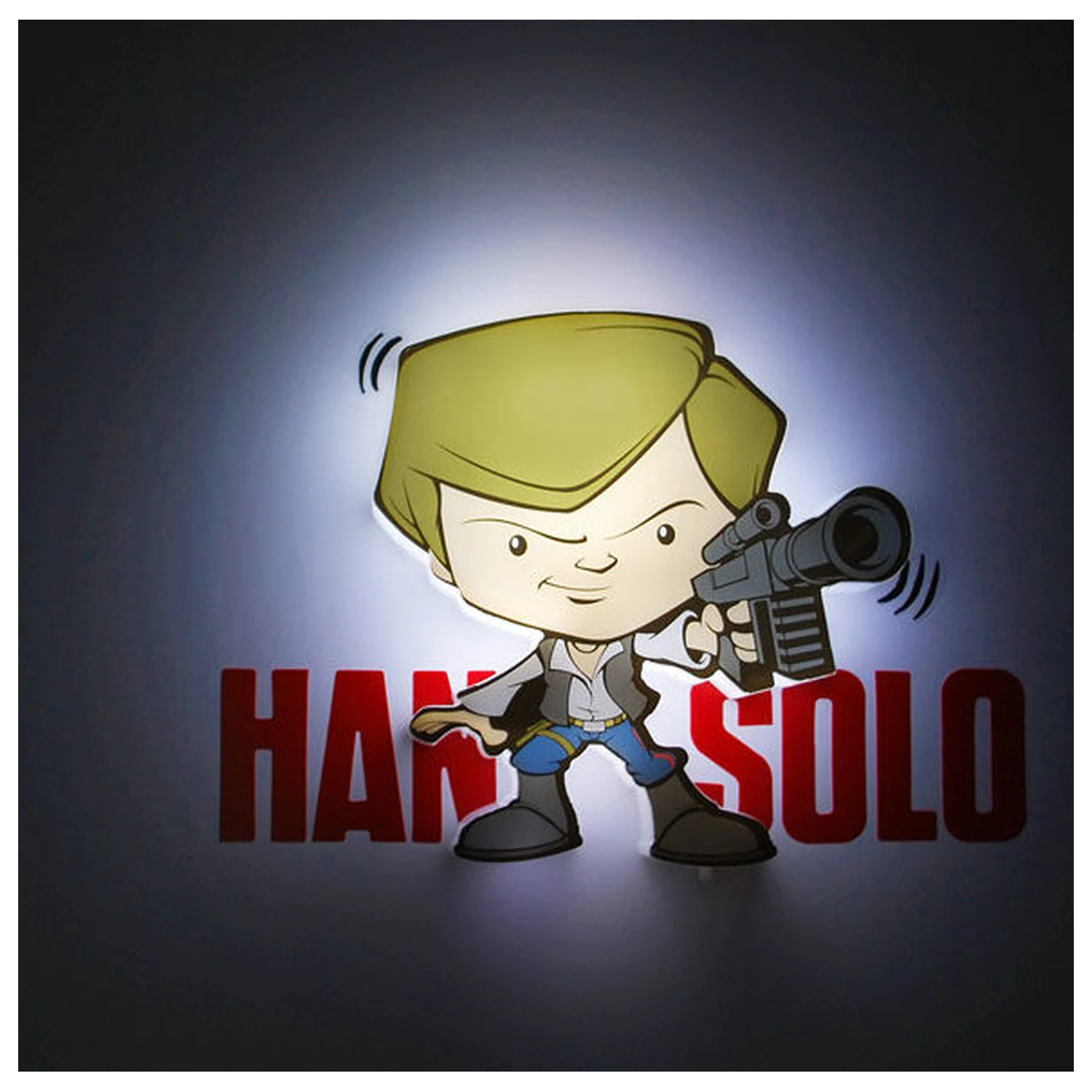 Star Wars Hans Solo 3D Light FX mini lamp product photo