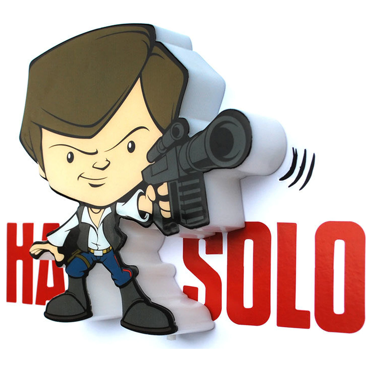 Star Wars Hans Solo 3D Light FX mini lamp product photo