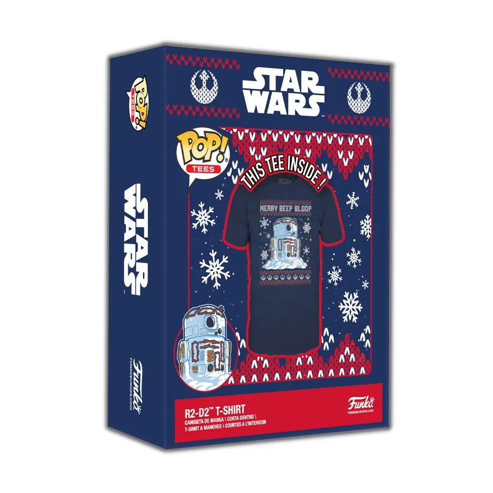 Star Wars Holiday Funko POP! R2-D2 Snowman t-shirt product photo
