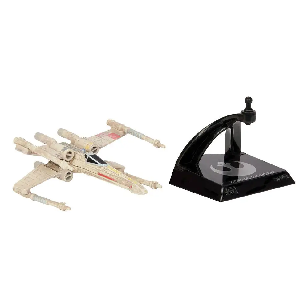 Star Wars Hot Wheels Starships Select Diecast Vehicle X-Wing Fighter (Red Five) product photo