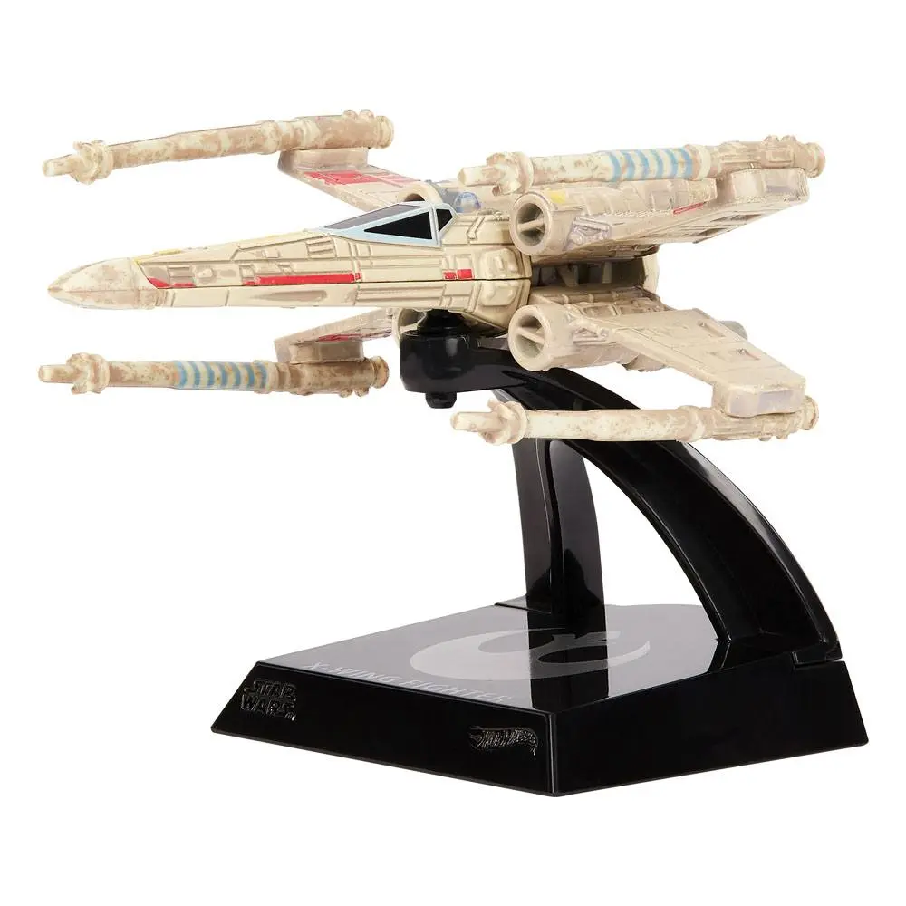 Star Wars Hot Wheels Starships Select Diecast Vehicle X-Wing Fighter (Red Five) product photo