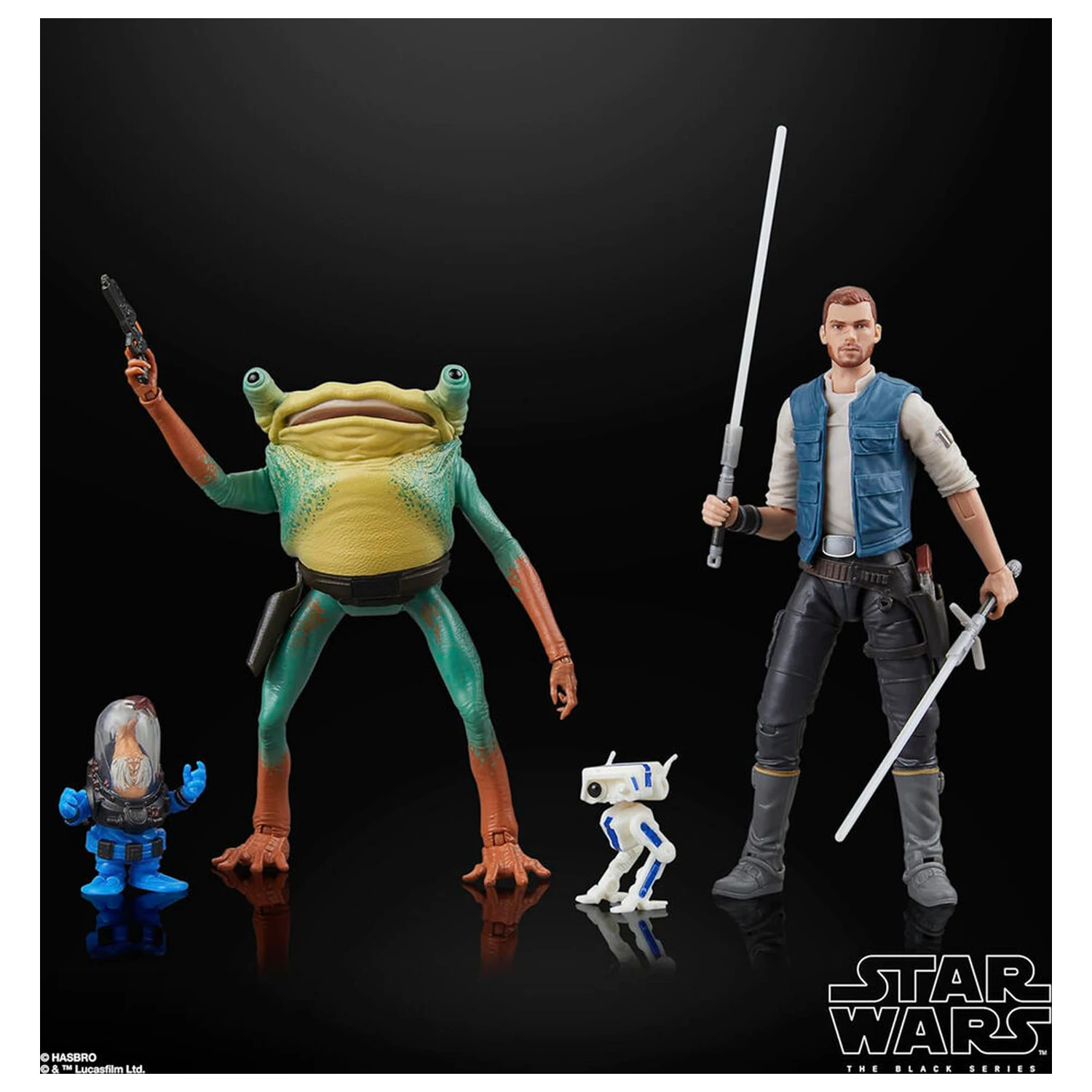 Star Wars Jedi Survivor Cal Kestis Turgle & Skoova Stev blister 2 figures 15cm product photo