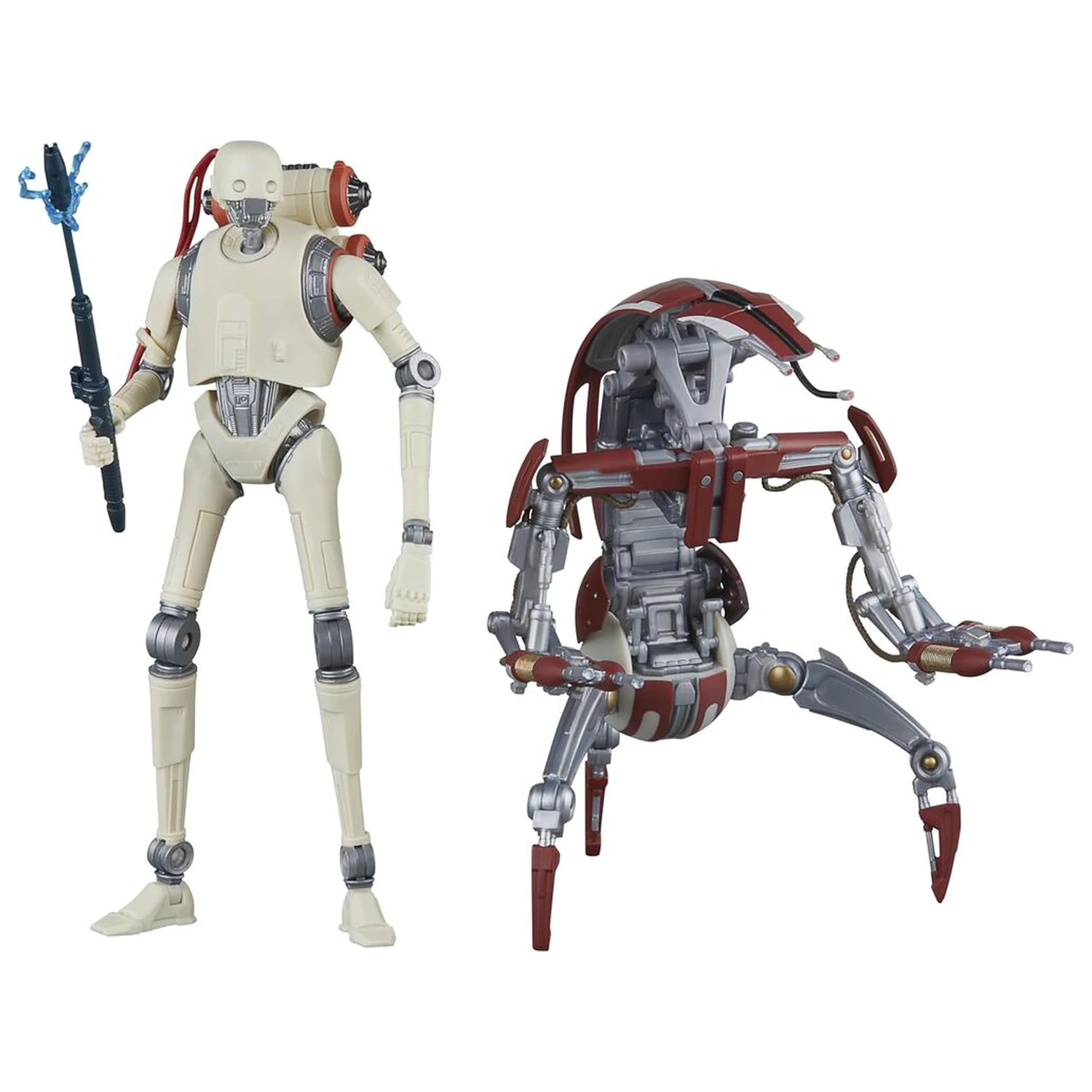 Star Wars Jedi Survivor KX Security Droid Enforcer & Droideka pack 2 figures 15cm product photo