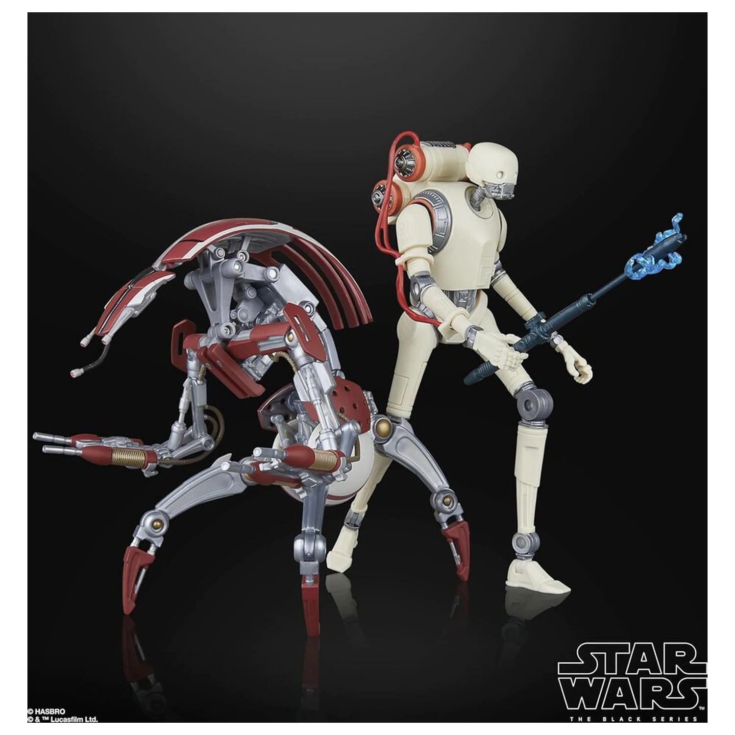 Star Wars Jedi Survivor KX Security Droid Enforcer & Droideka pack 2 figures 15cm product photo