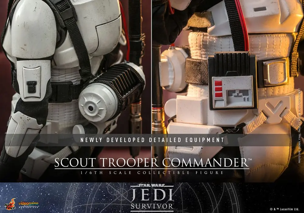 Star Wars: Jedi Survivor Videogame Masterpiece Action Figure 1/6 Scout Trooper Commander 30 cm product photo