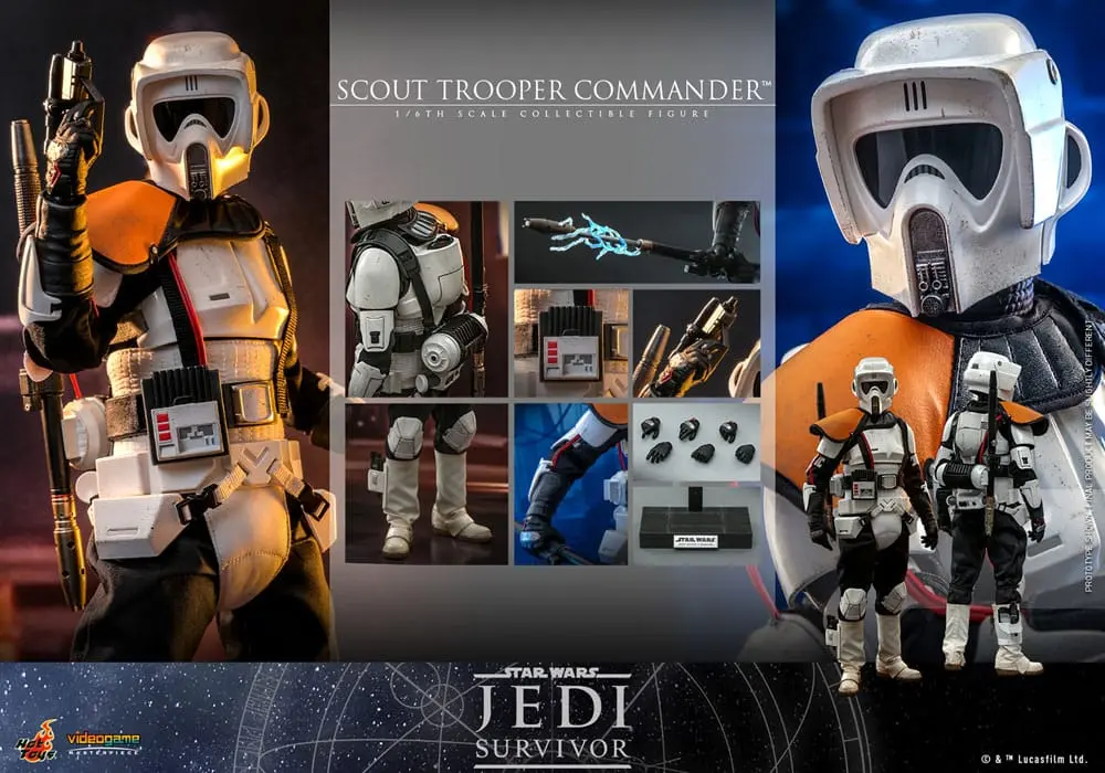 Star Wars: Jedi Survivor Videogame Masterpiece Action Figure 1/6 Scout Trooper Commander 30 cm product photo