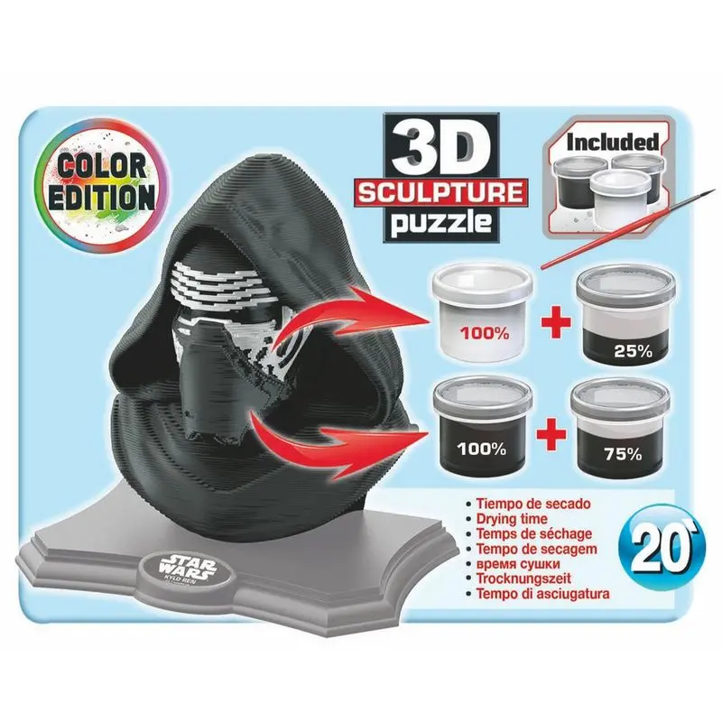 Star Wars Kylo Ren Color Edition 3D puzzle product photo