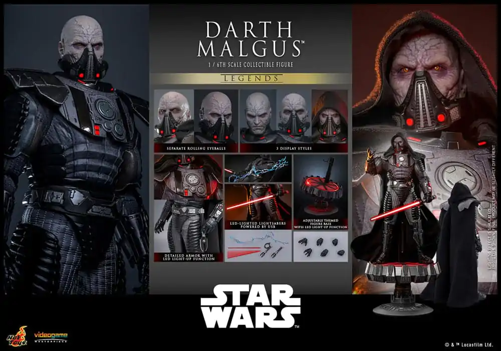 Star Wars Legends Videogame Masterpiece Action Figure 1/6 Darth Malgus 34 cm product photo