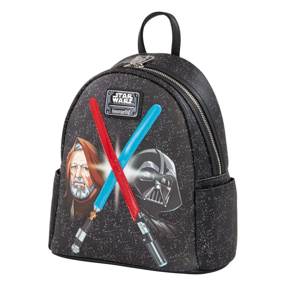 Star Wars by Loungefly Backpack Light Sabers Darth Vader Obi Wan product photo