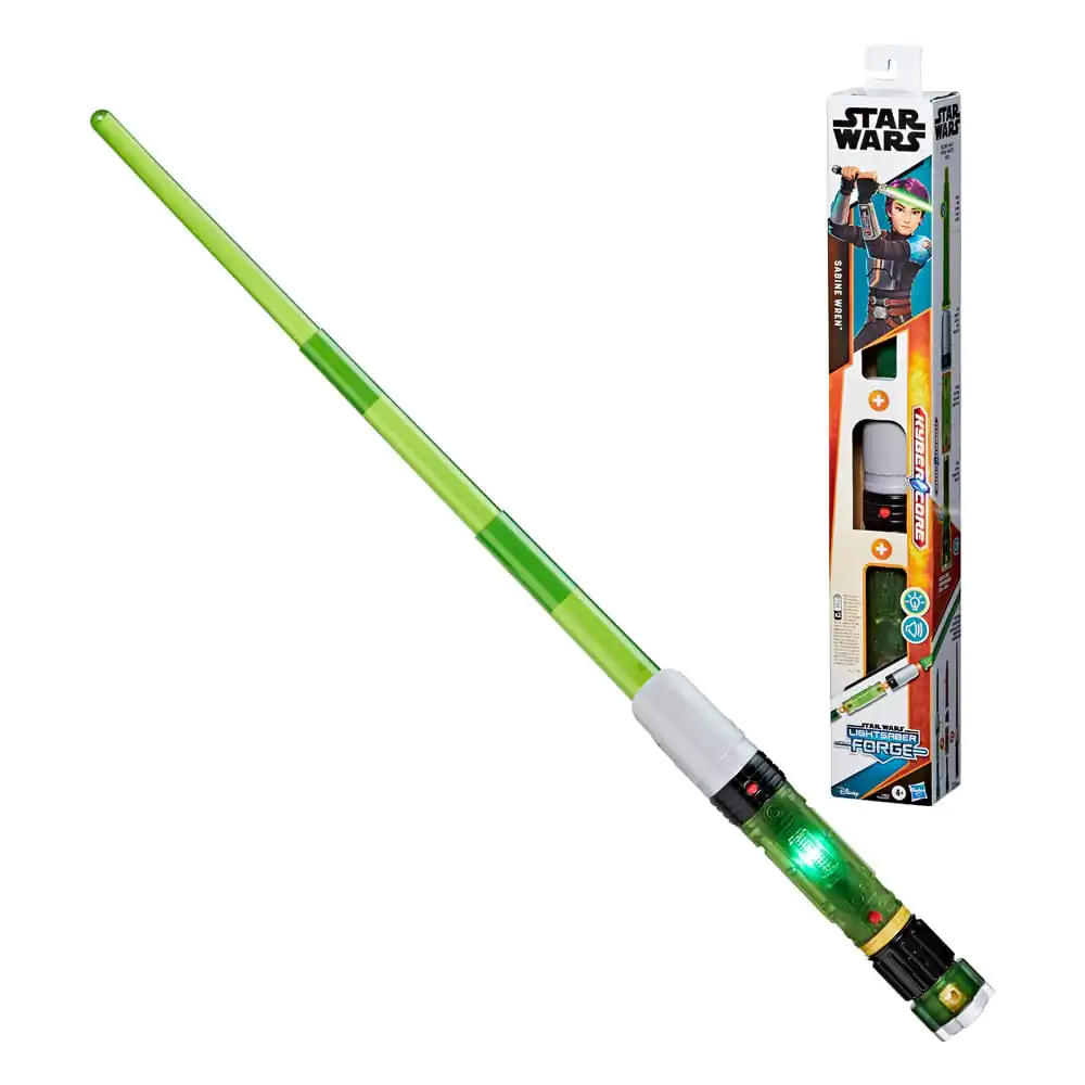 Star Wars Lightsaber Forge Kyber Core Roleplay Replica Electronic Lightsaber Sabine Wren product photo