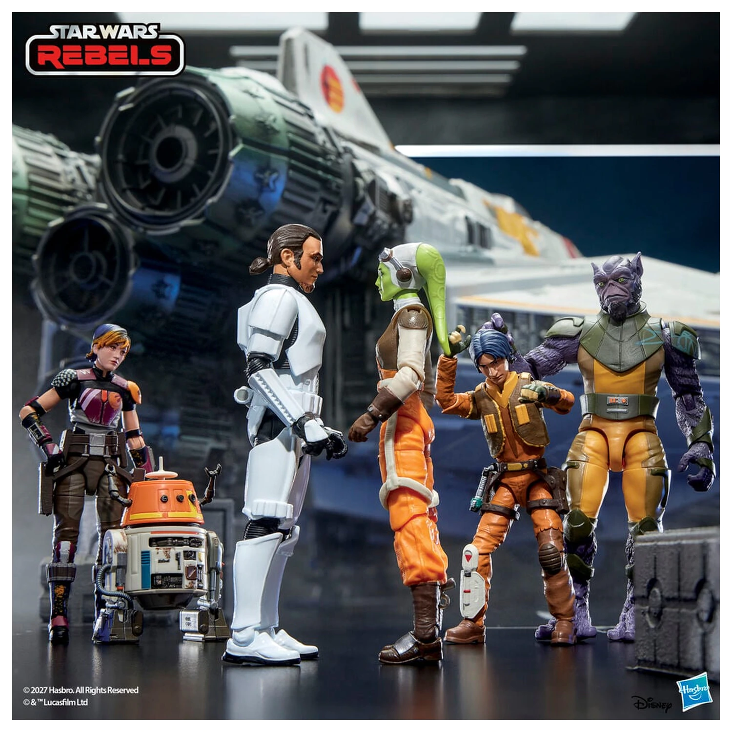 Star Wars Lothal Rebel pack 3 figures 9,5cm product photo