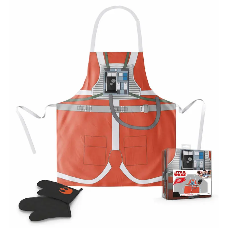 Star Wars Luke pilot apron with gloves product photo