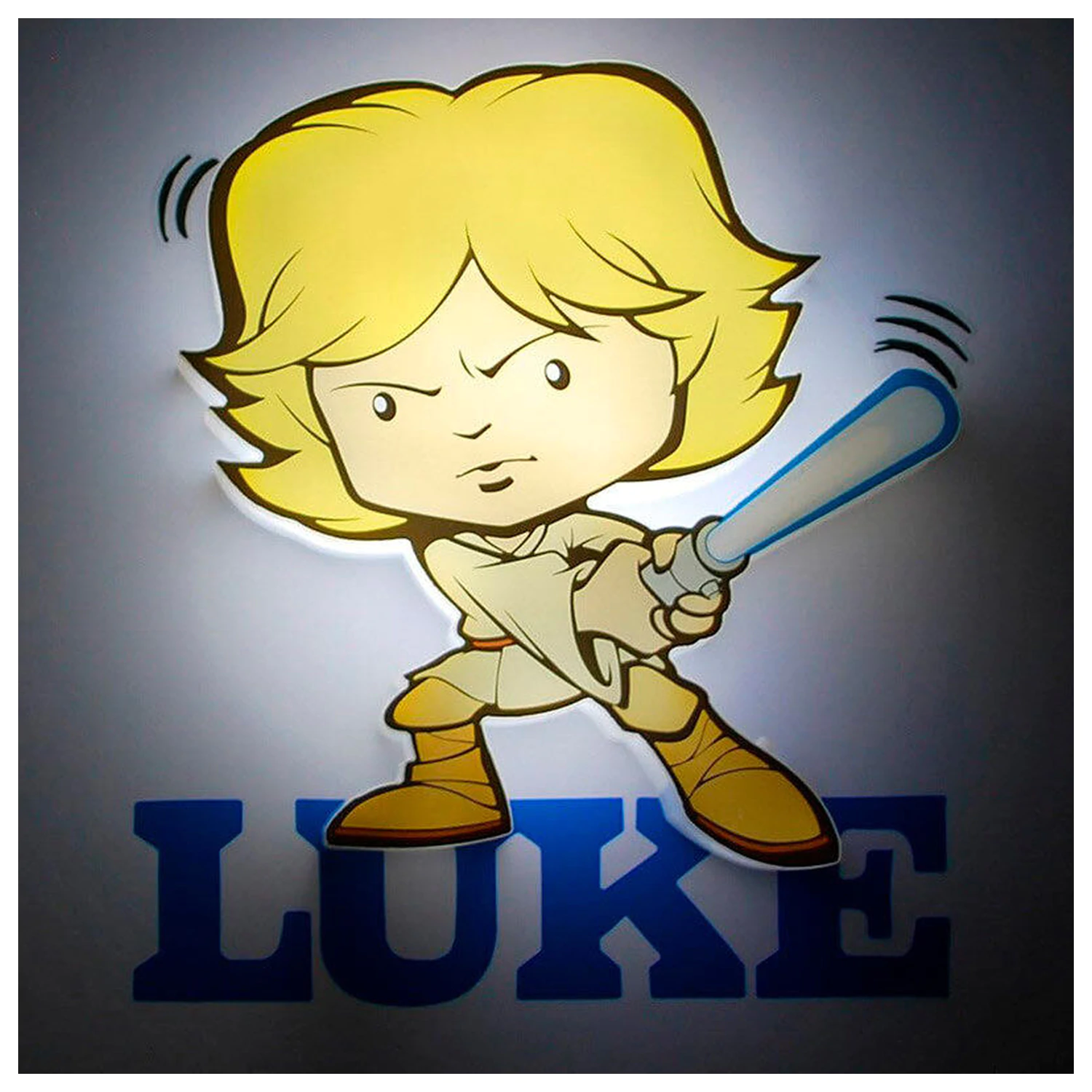 Star Wars Luke Skywalker 3D Light FX mini lamp product photo