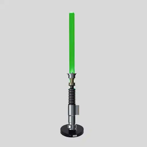 Star Wars Lamp Luke Skywalker Return Of The Jedi Green Lightsaber 59 cm product photo