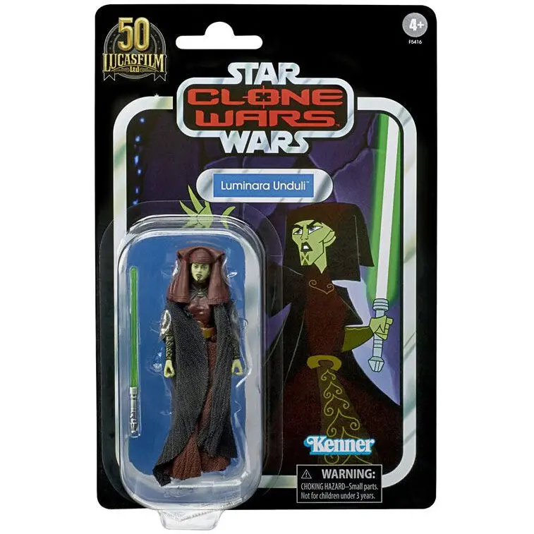 Star Wars The Clone Wars Vintage Collection Action Figure 2022 Luminara Unduli 10 cm product photo