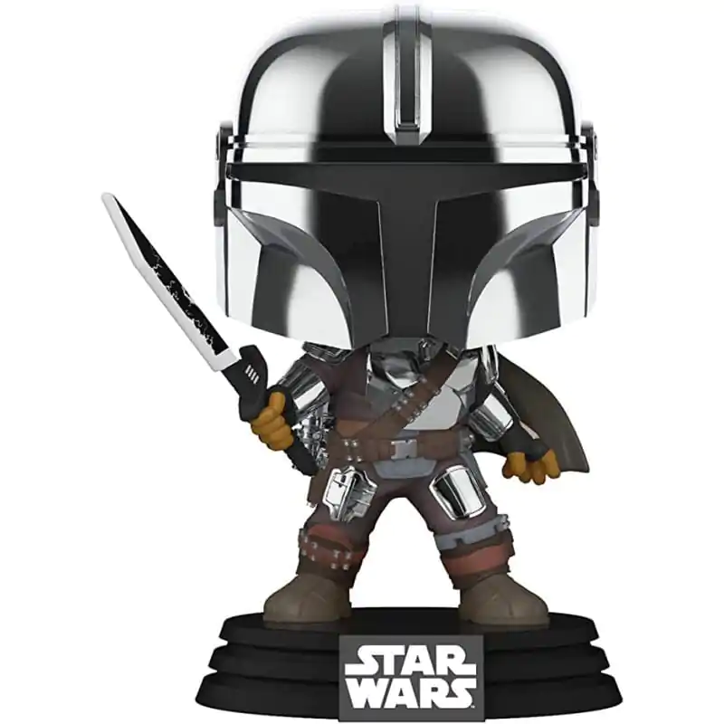 Star Wars: Mandalorian Funko POP! Vinyl Figure MandoW/DrkSabr(GW/MT) 9 cm product photo