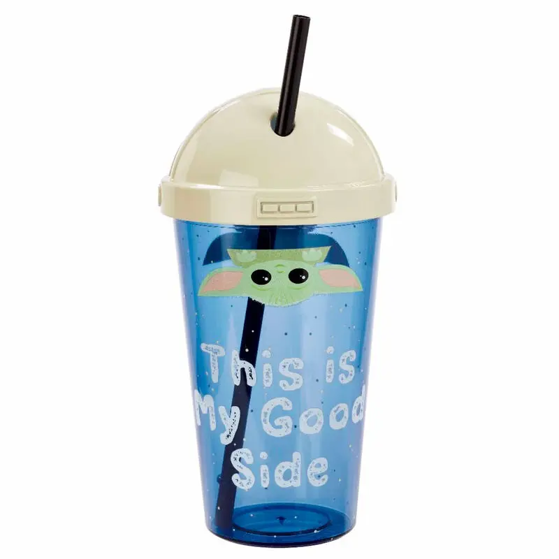 Star Wars Mandalorian Yoda The Child This Is My Good Shide cup with straw product photo