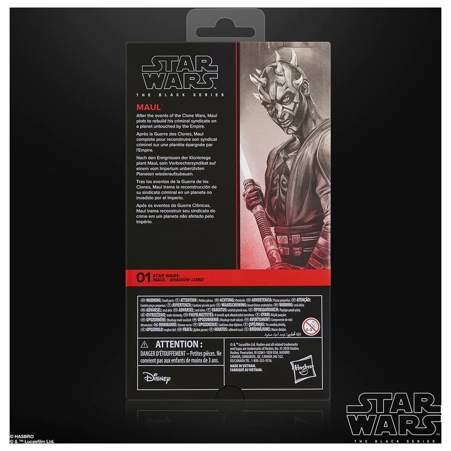 Star Wars: Maul - Shadow Lord Black Series Action Figure Maul 15 cm product photo