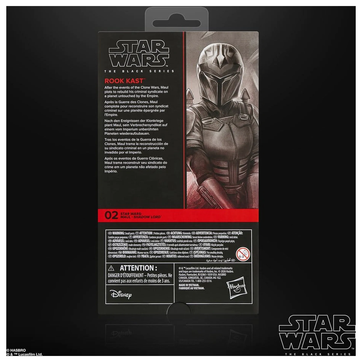 Star Wars: Maul - Shadow Lord Black Series Action Figure Rook Kast 15 cm product photo