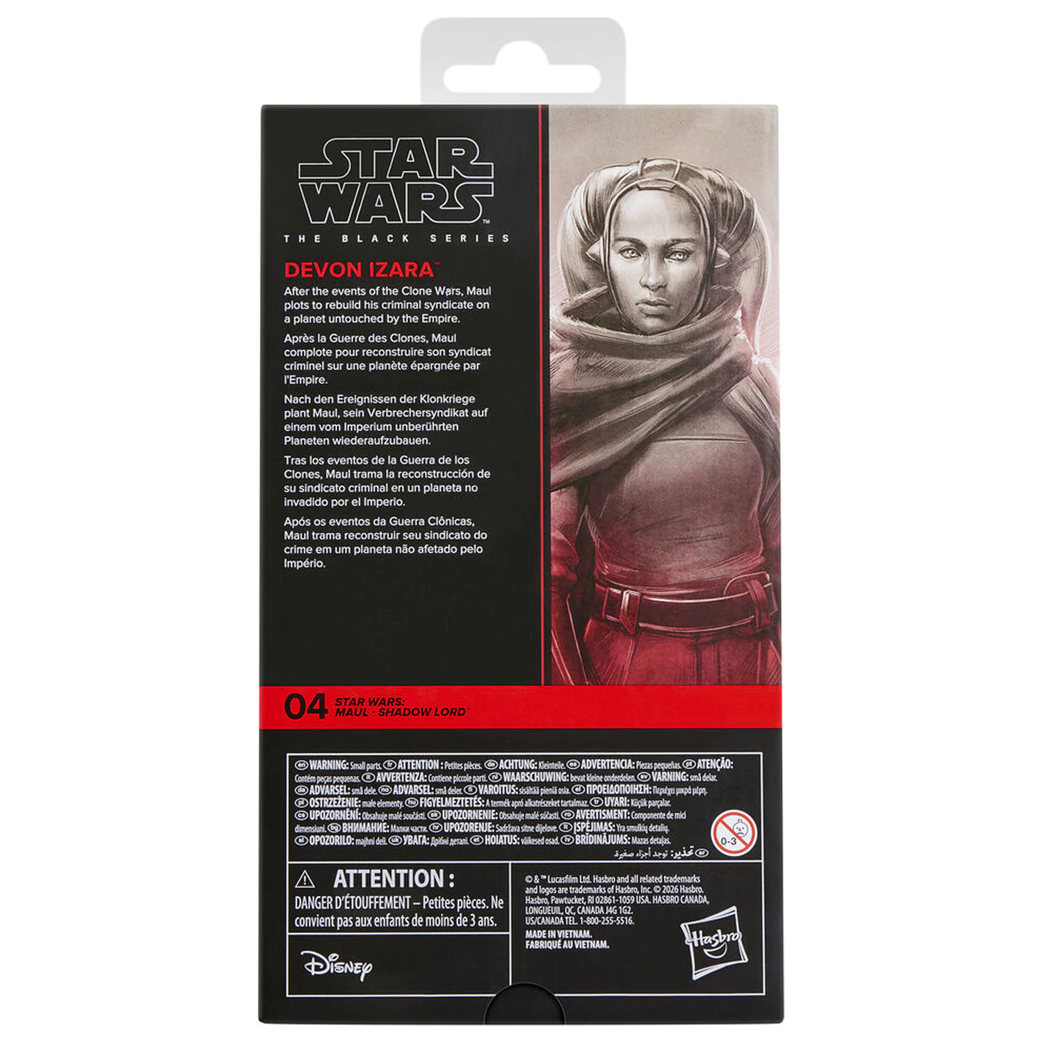 Star Wars Maul Shadow Lord Devon Izara figure 15cm product photo