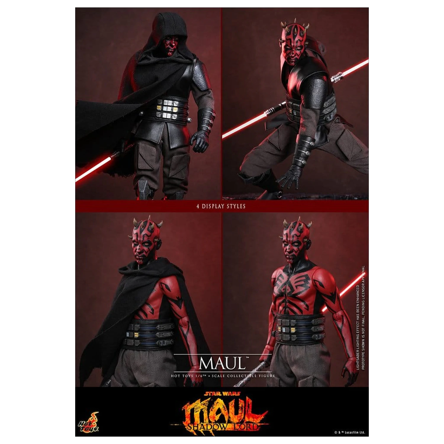 Star Wars: Maul - Shadow Lord Television Masterpiece Action Figure 1/6 Maul 29 cm product photo