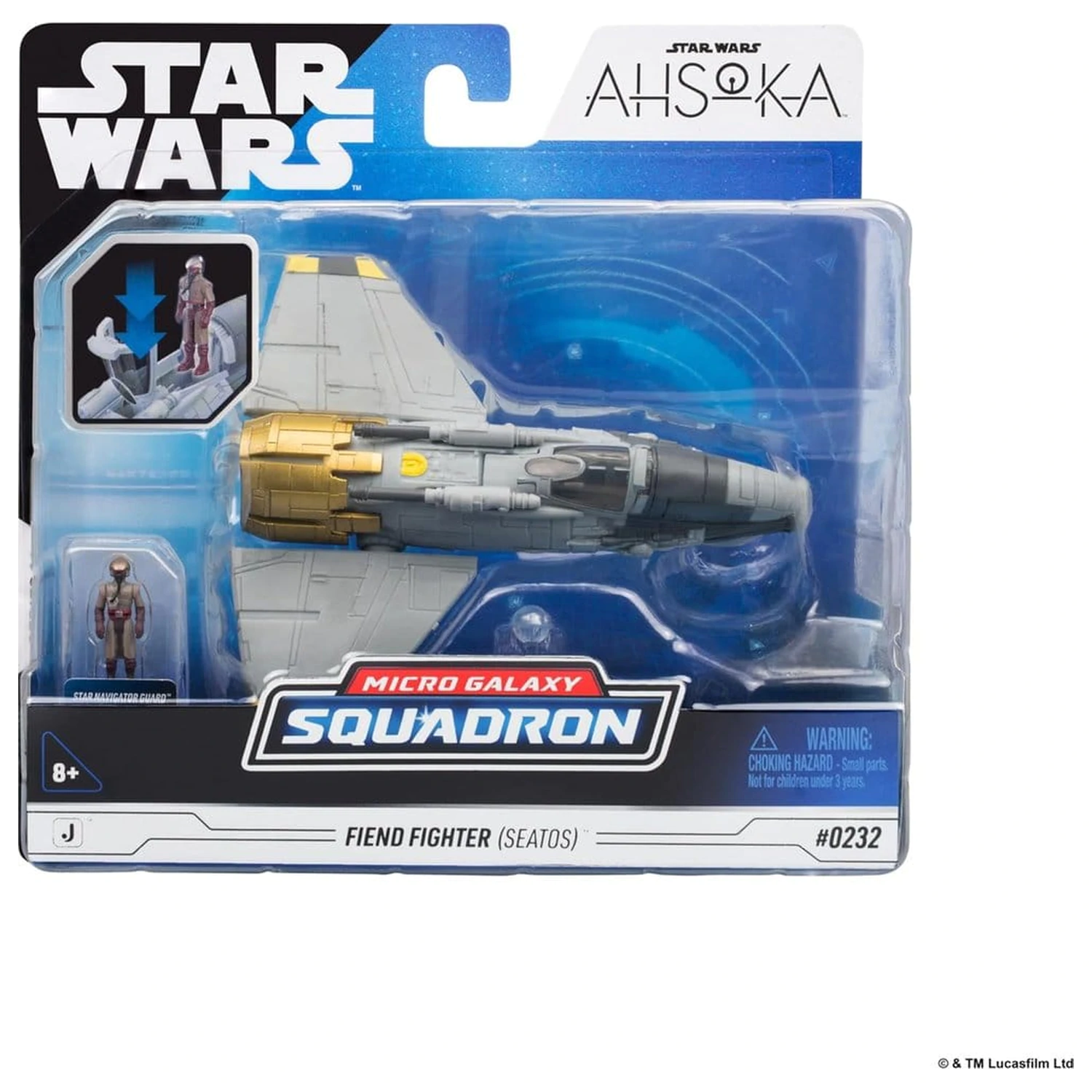 Star Wars Medium Vehicle Fiend Fighter with Star Navigator 13 cm product photo