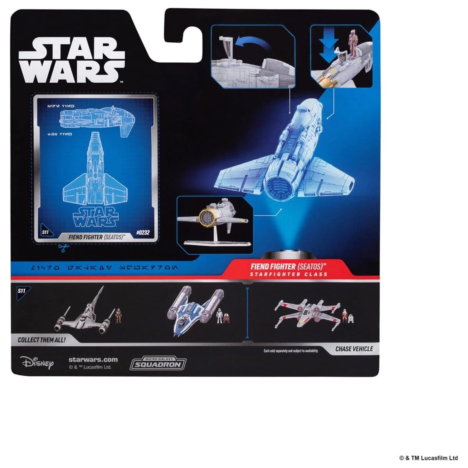 Star Wars Medium Vehicle Fiend Fighter with Star Navigator 13 cm product photo