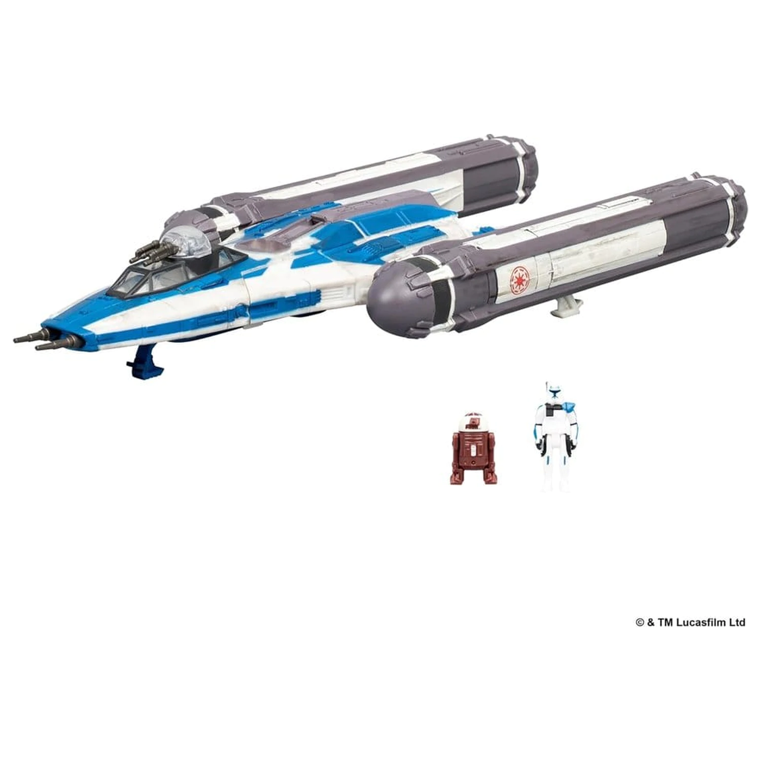 Star Wars Medium Vehicle BTL-B Y-wing Starfighter with Clone Captain Rex 13 cm product photo