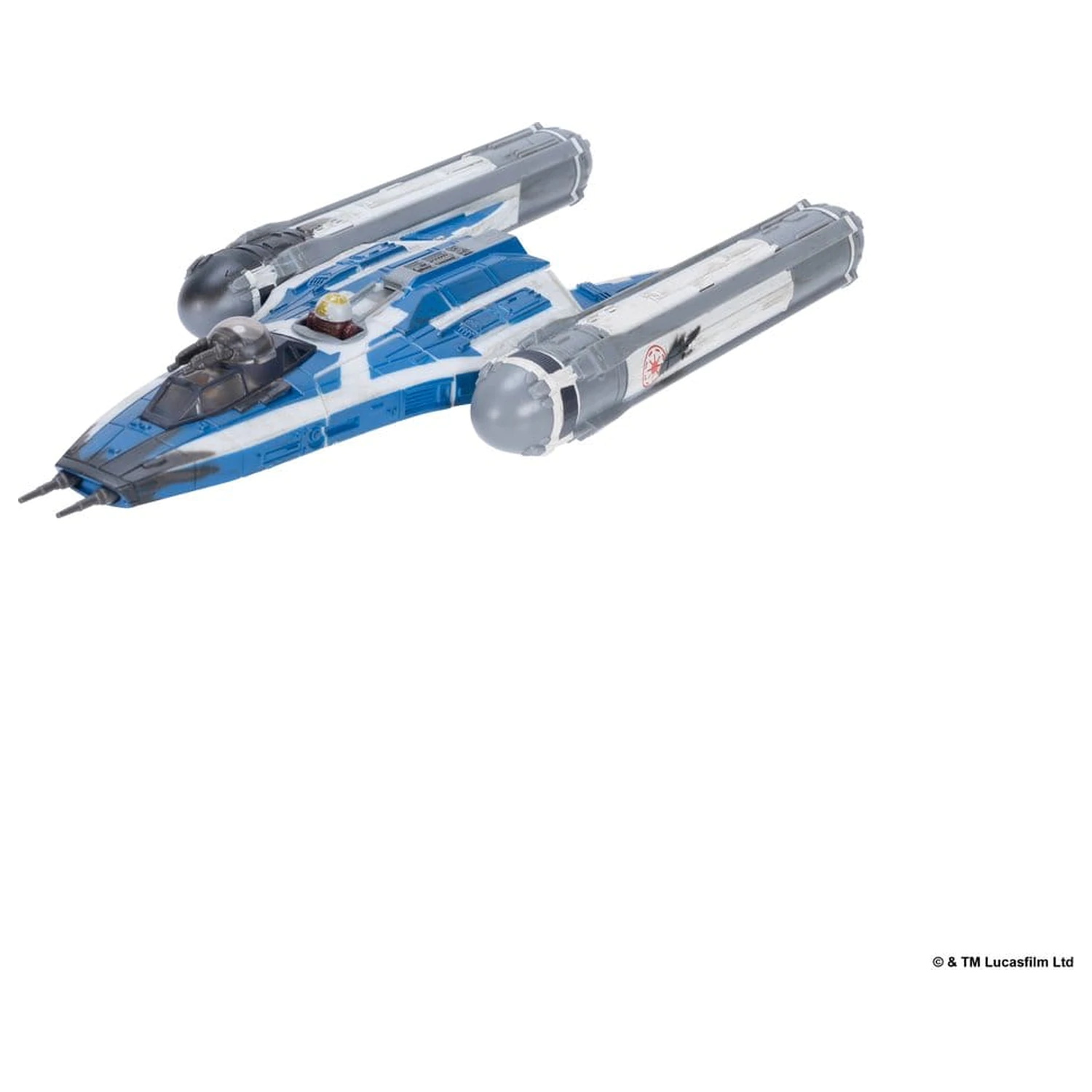 Star Wars Medium Vehicle & Figure BTL-B Y-wing & Ahsoka & R7-A7 product photo