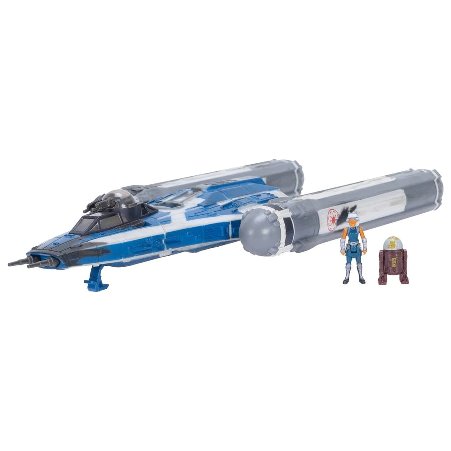 Star Wars Medium Vehicle & Figure BTL-B Y-wing & Ahsoka & R7-A7 product photo