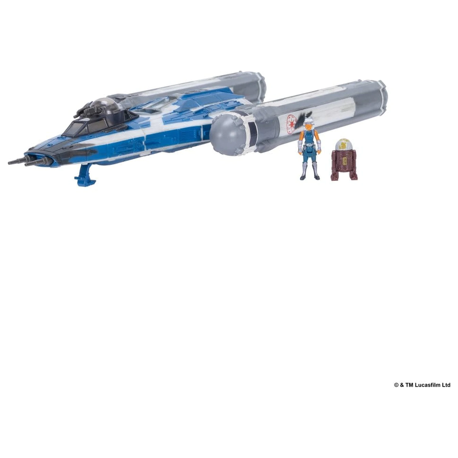 Star Wars Medium Vehicle & Figure BTL-B Y-wing & Ahsoka & R7-A7 product photo