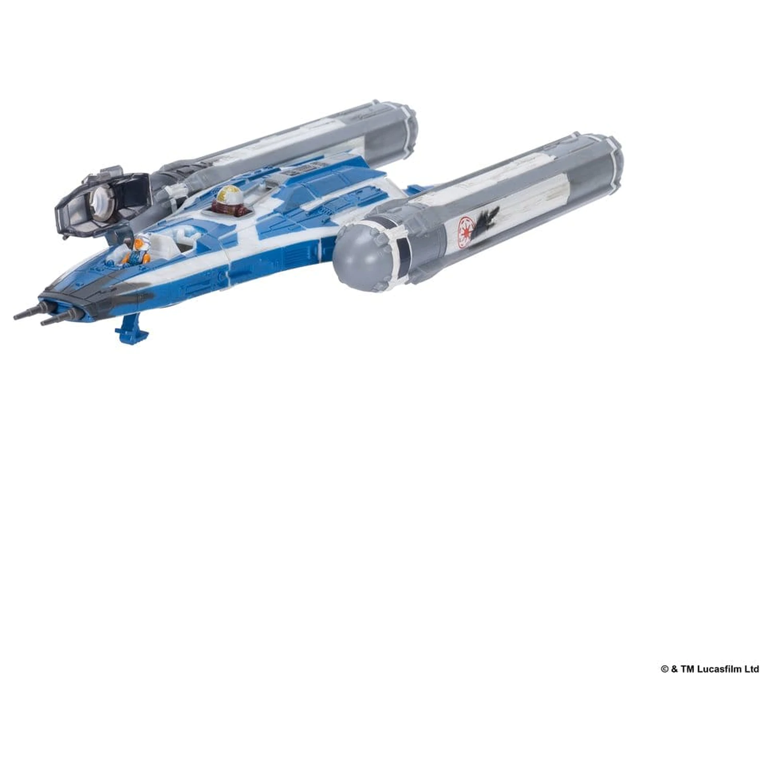 Star Wars Medium Vehicle & Figure BTL-B Y-wing & Ahsoka & R7-A7 product photo