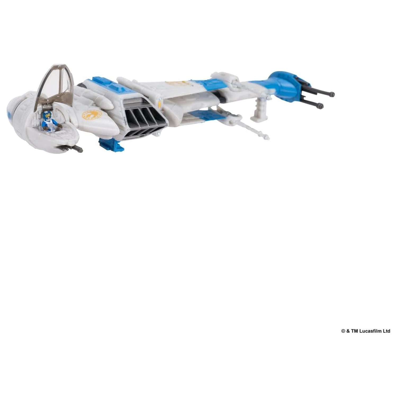 Star Wars Medium Vehicle & Figure New Republic B-wing & B-Wing Pilot product photo