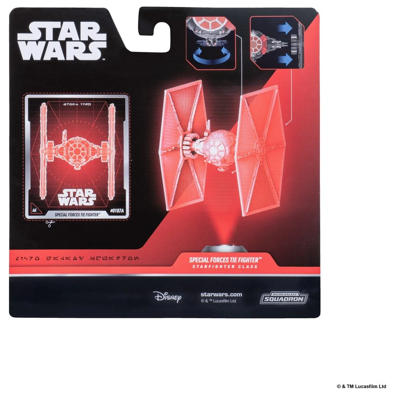 Star Wars Medium Vehicle & Figure Assortment Special Forces TIE Fighter & First Order TIE Pilot (Armada Edition) product photo