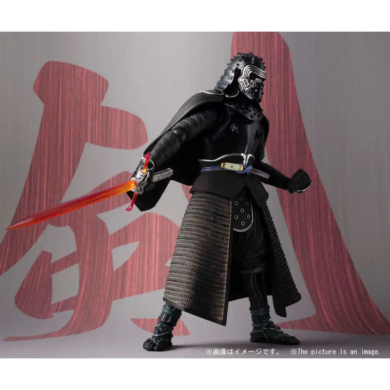 Star Wars Meisho Movie Realization Samurai Kylo Ren articulated figure 18cm product photo