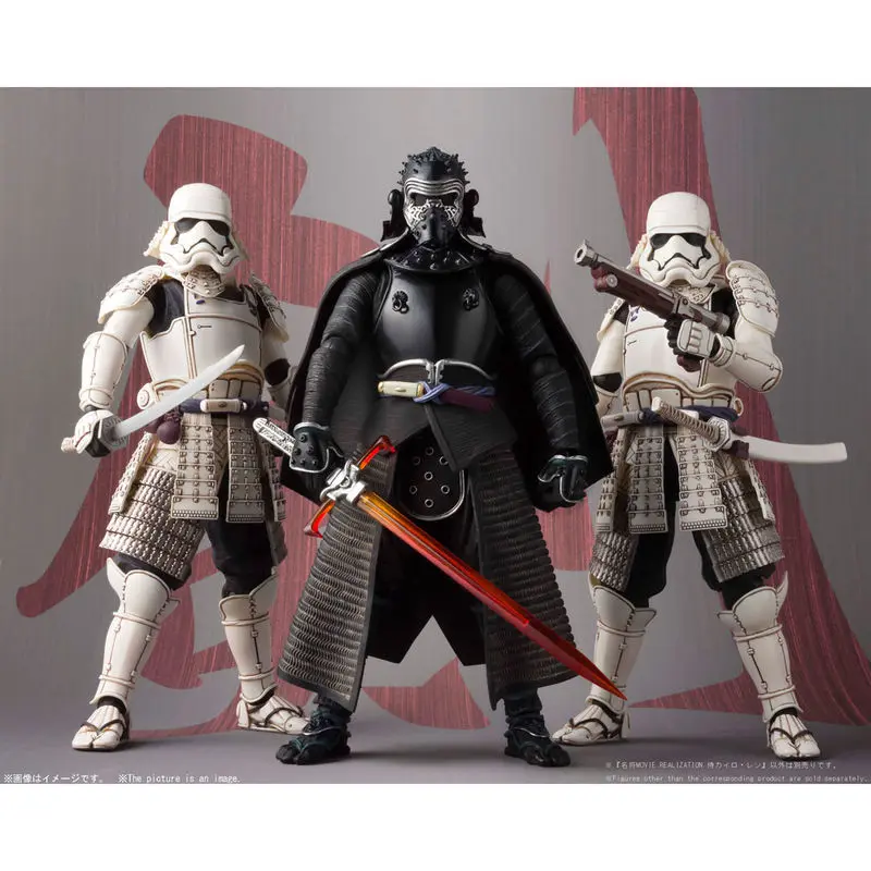 Star Wars Meisho Movie Realization Samurai Kylo Ren articulated figure 18cm product photo