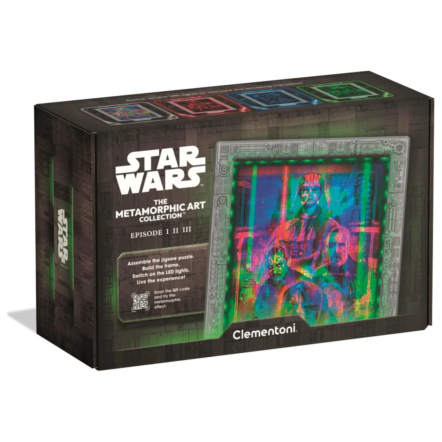 Star Wars Metamorphic 520-piece puzzle with LED frame product photo