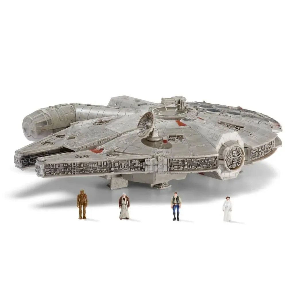 Star Wars Micro Galaxy Squadron Feature Vehicle with Figures Millennium Falcon 22 cm termékfotó