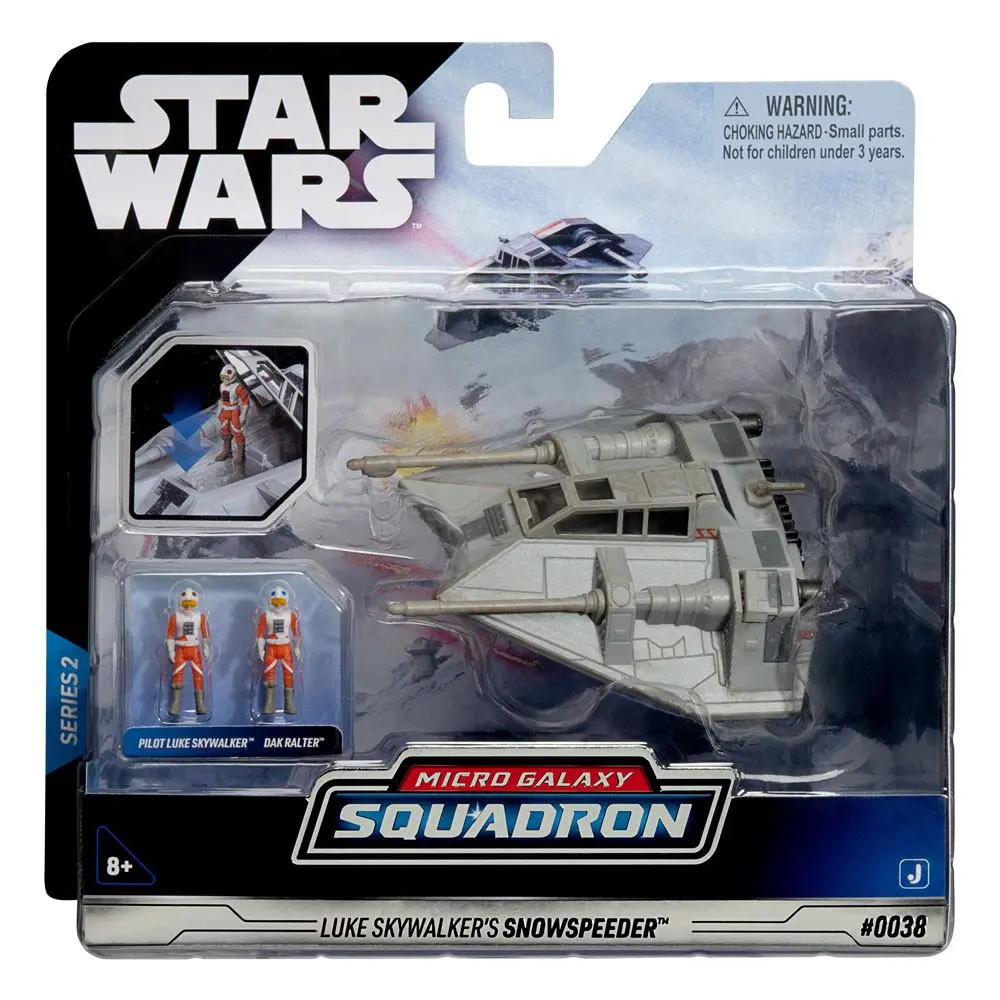 Star Wars Micro Galaxy Squadron Vehicle with Figure Luke Skywalker`s Snowspeeder 12 cm product photo