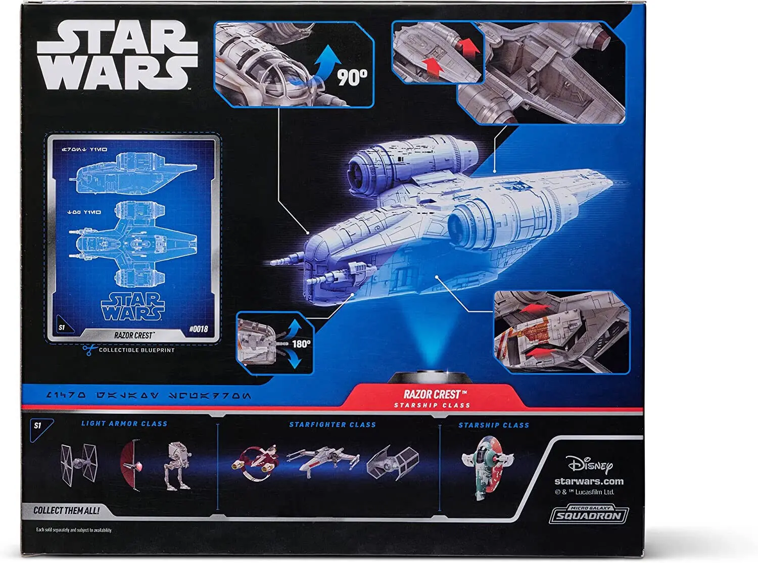Star Wars Micro Galaxy Squadron Vehicle with Figures with Figures Razor Crest 20 cm product photo