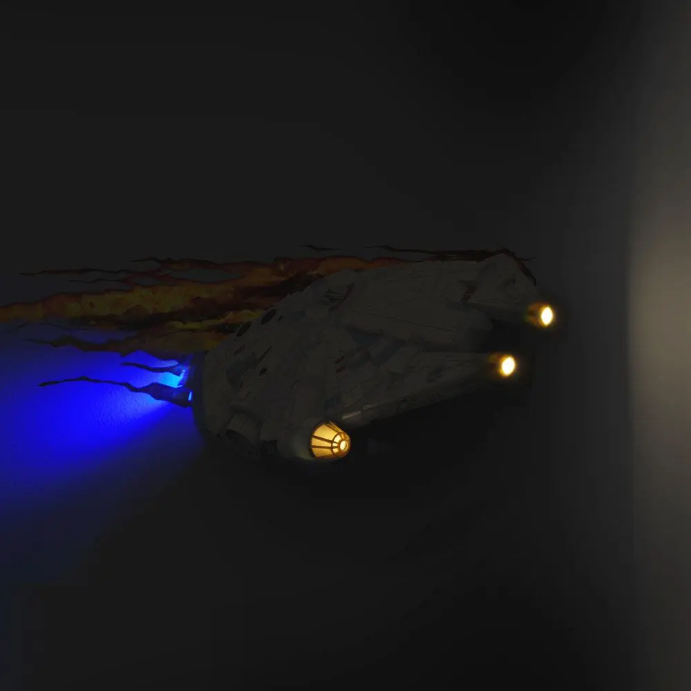 Star Wars 3D LED Light Millennium Falcon 37 cm product photo
